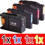 Compatible Brother LC-77XL Ink Cartridge Set (1BK,1C,1M, 1Y) Pack of 4