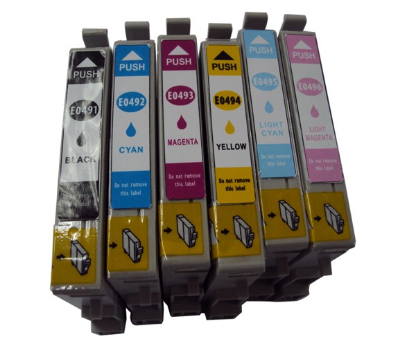 Compatible Epson T0491 Set Ink Cartridge